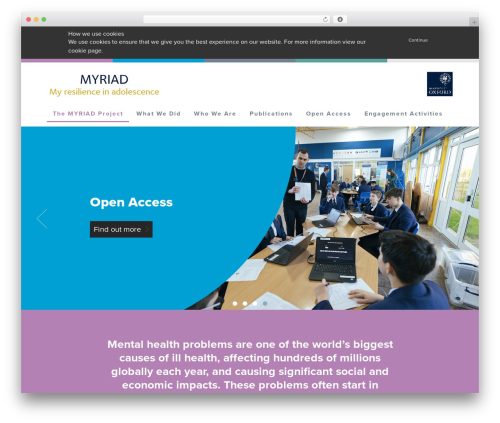 One Theme theme WordPress - myriadproject.org