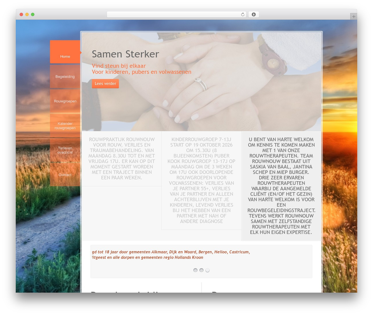 Pace top WordPress theme - rouwpraktijkrouwnouw.nl