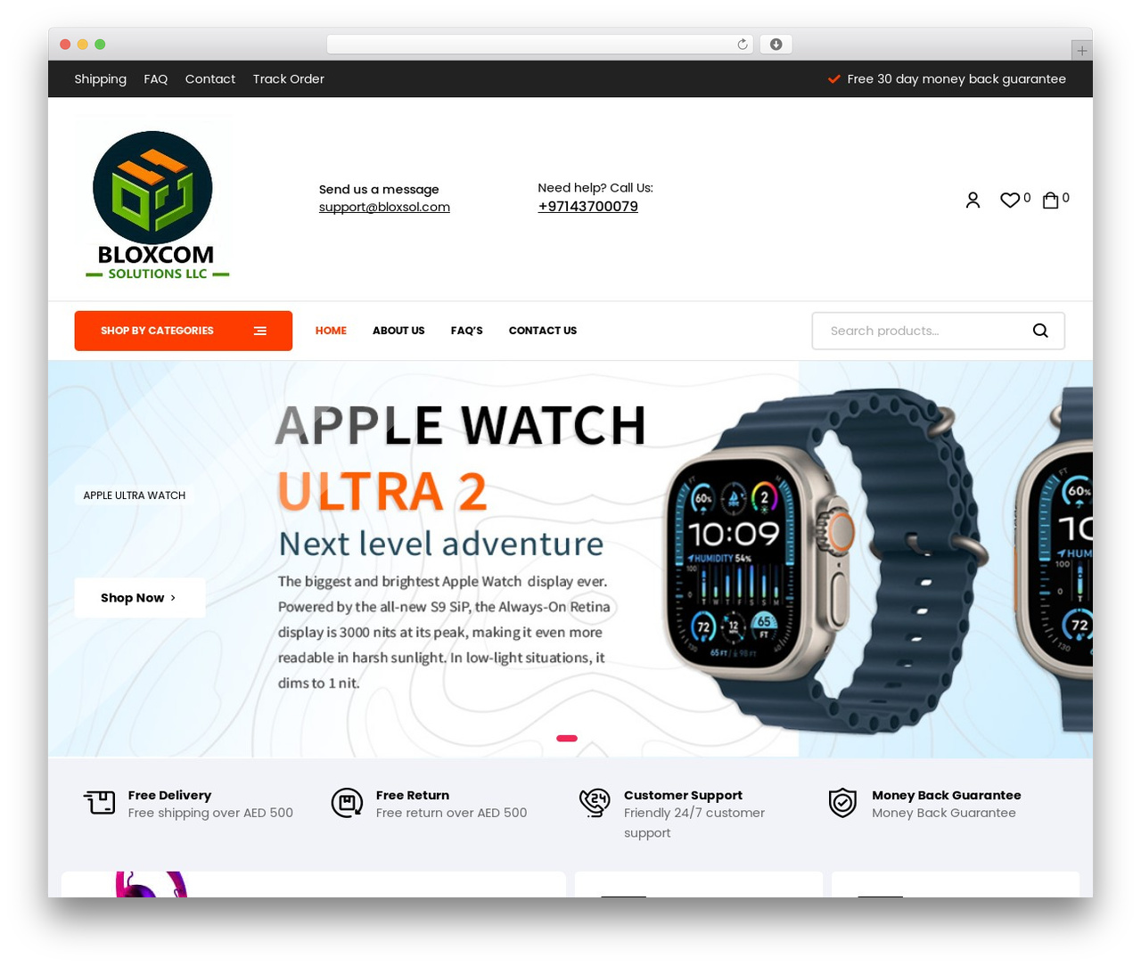 Technocy WordPress ecommerce theme - bloxsol.com
