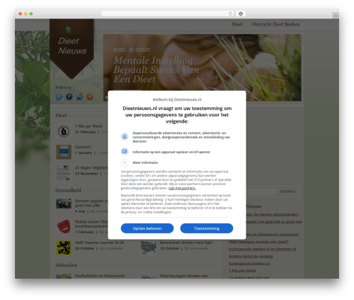 Social Networks Widget (social-networks-widget) free WordPress plugin - dieetnieuws.nl