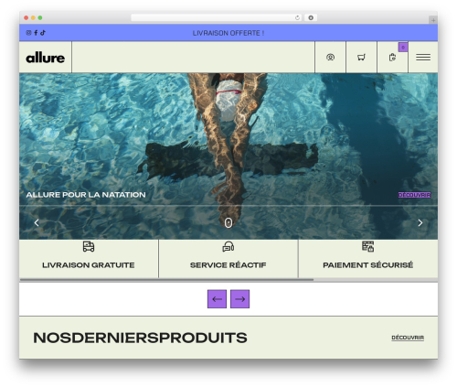 Designthemes storelocator WordPress plugin - allure-sports.ch
