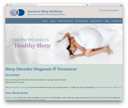 WordPress theme ASM Custom Theme - americansleepmedicine.com