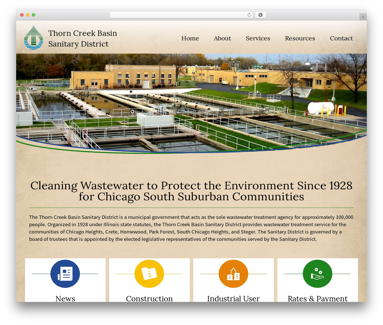 WordPress theme Idea Framework - thorncreekbasin.org