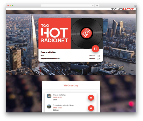 WordPress theme Materialize Child - toohotradio.net WordPress theme Materialize Child - toohotradio.net
