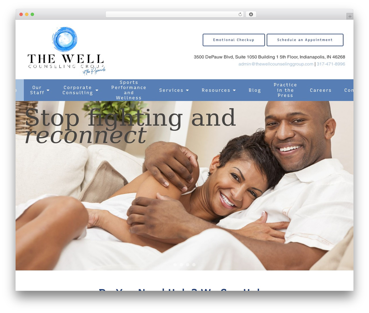 WordPress theme Megatheme - thewellcounselinggroup.com