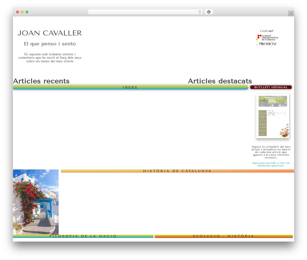 WordPress theme Phlox Pro - joancavaller.com