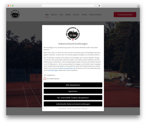 WordPress theme Triompher - nuernberg-tennis.de