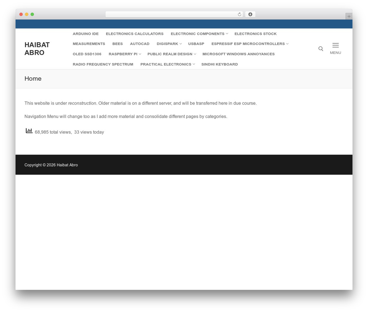 WP theme Customify - haibat.com