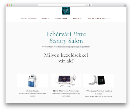 Brielle WordPress theme - fehervaripetra.hu