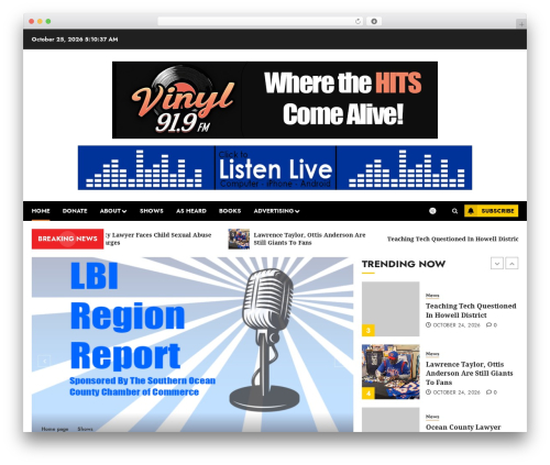 ChromeNews best free WordPress theme - wbnj.org