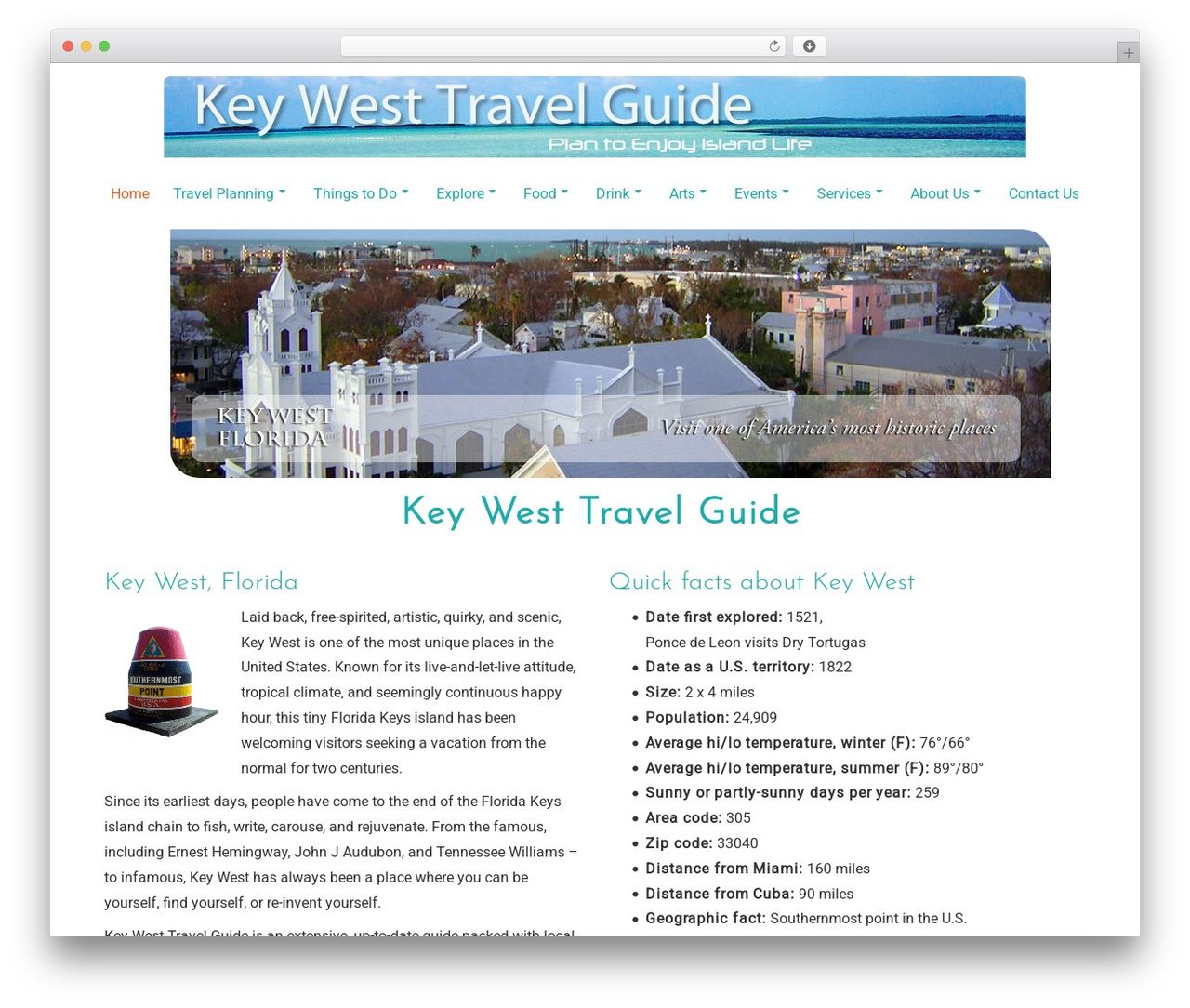 Crio WordPress website theme - keywesttravelguide.com Crio WordPress website theme - keywesttravelguide.com
