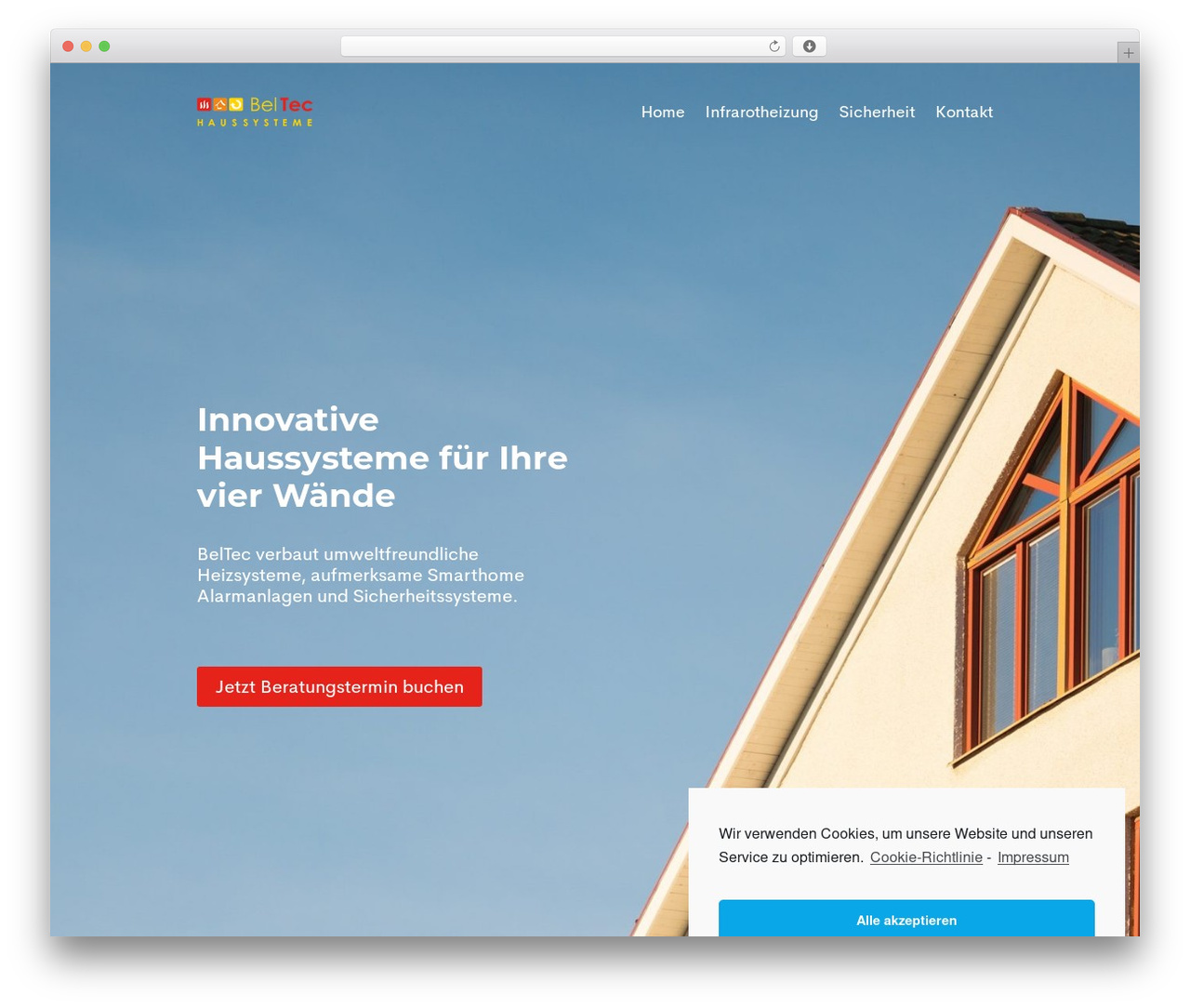 Divi WordPress theme - www.beltec-haussysteme.de