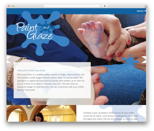Eight Wire premium WordPress theme - paintandglaze.co.uk