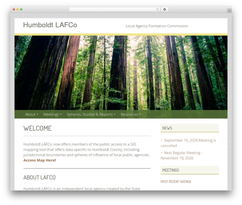 Geiseric WordPress theme - humboldtlafco.org