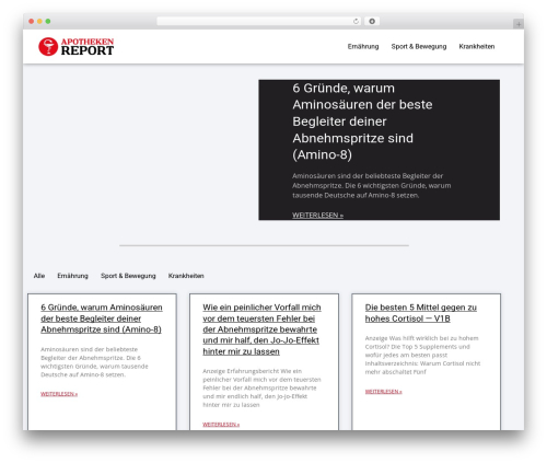 Hurrytimer pro WordPress plugin - apotheken-report.de