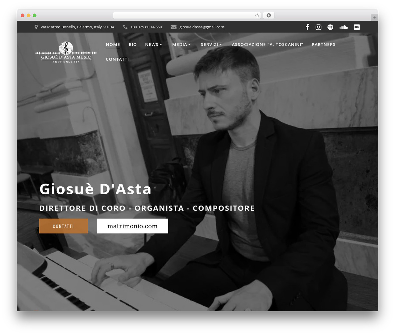 Highlight free WordPress theme - giosuedasta.com