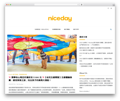 Prefer WordPress theme - blog.niceday.tw