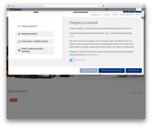 Tema WordPress theme - commel.hr