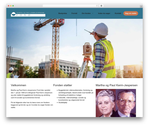 Theme WordPress GeneratePress - kerrn-jespersen-fonden.dk