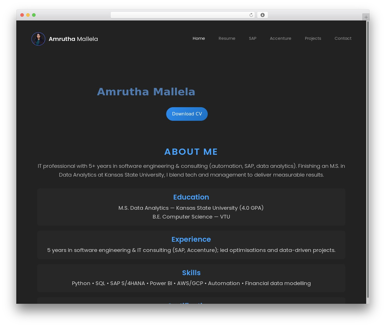 Theme WordPress Leven - amruthamallela.com