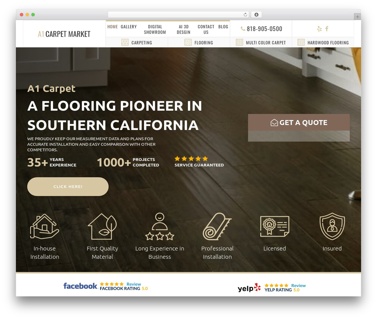 Theme WordPress OTM - a1carpet.net Theme WordPress OTM - a1carpet.net