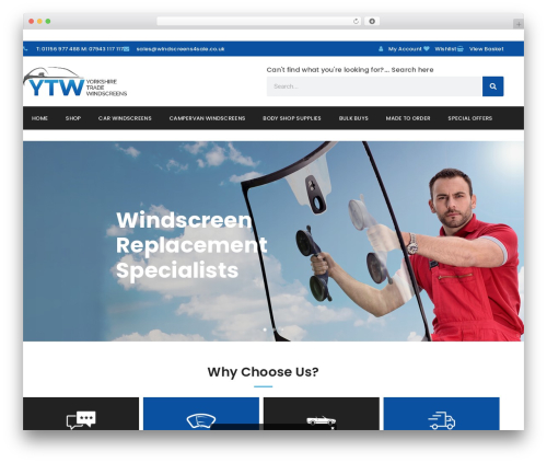 Theme WordPress Oxygen Theme - windscreens4sale.co.uk