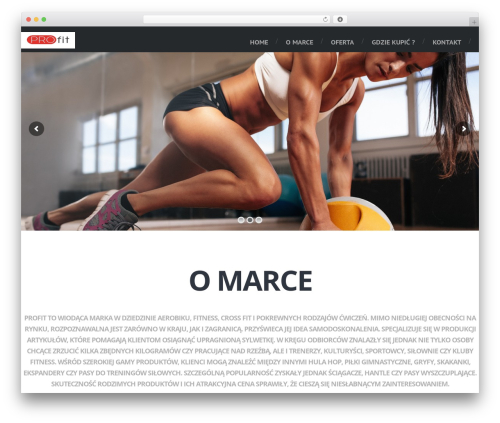 Town WordPress theme - profit-sport.pl