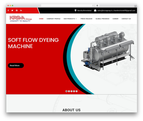 WordPress theme Dustra - krsnagroup.in
