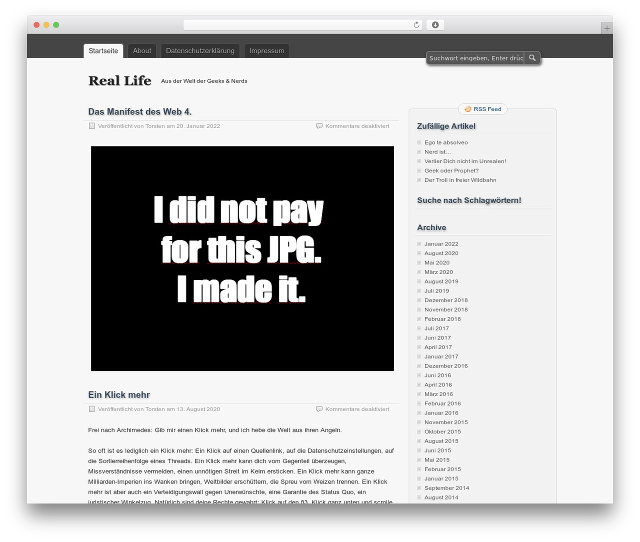 zBench WordPress theme - nerds.computernotizen.de zBench WordPress theme - nerds.computernotizen.de