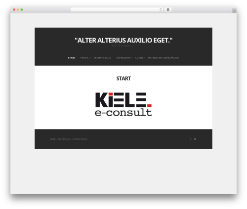 Zenzero WordPress theme - kiele.de Zenzero WordPress theme - kiele.de