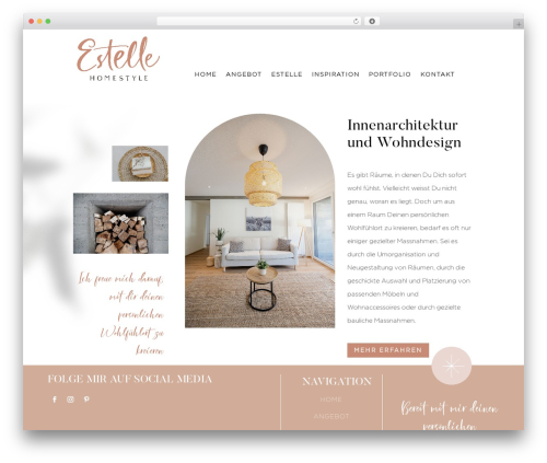 Divi WordPress theme - estellehomestyle.ch