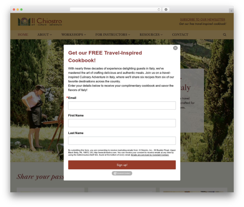 GeneratePress WordPress theme - ilchiostro.com