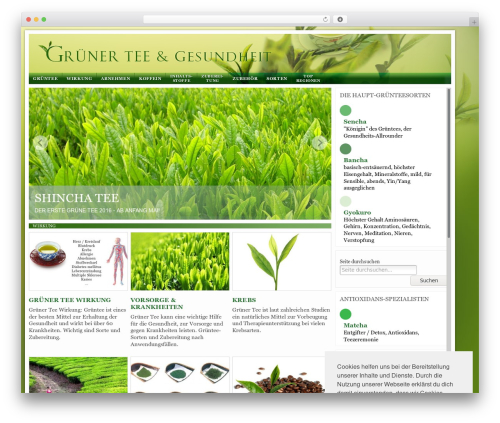 FooTable (footable) free WordPress plugin - gruenertee.com