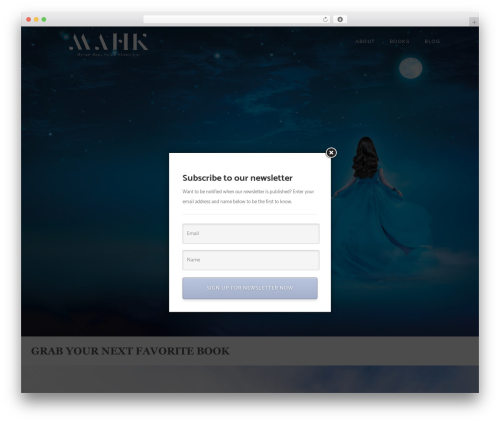 Email Subscription Popup (email-subscribe) free WordPress plugin - myriamahk.com