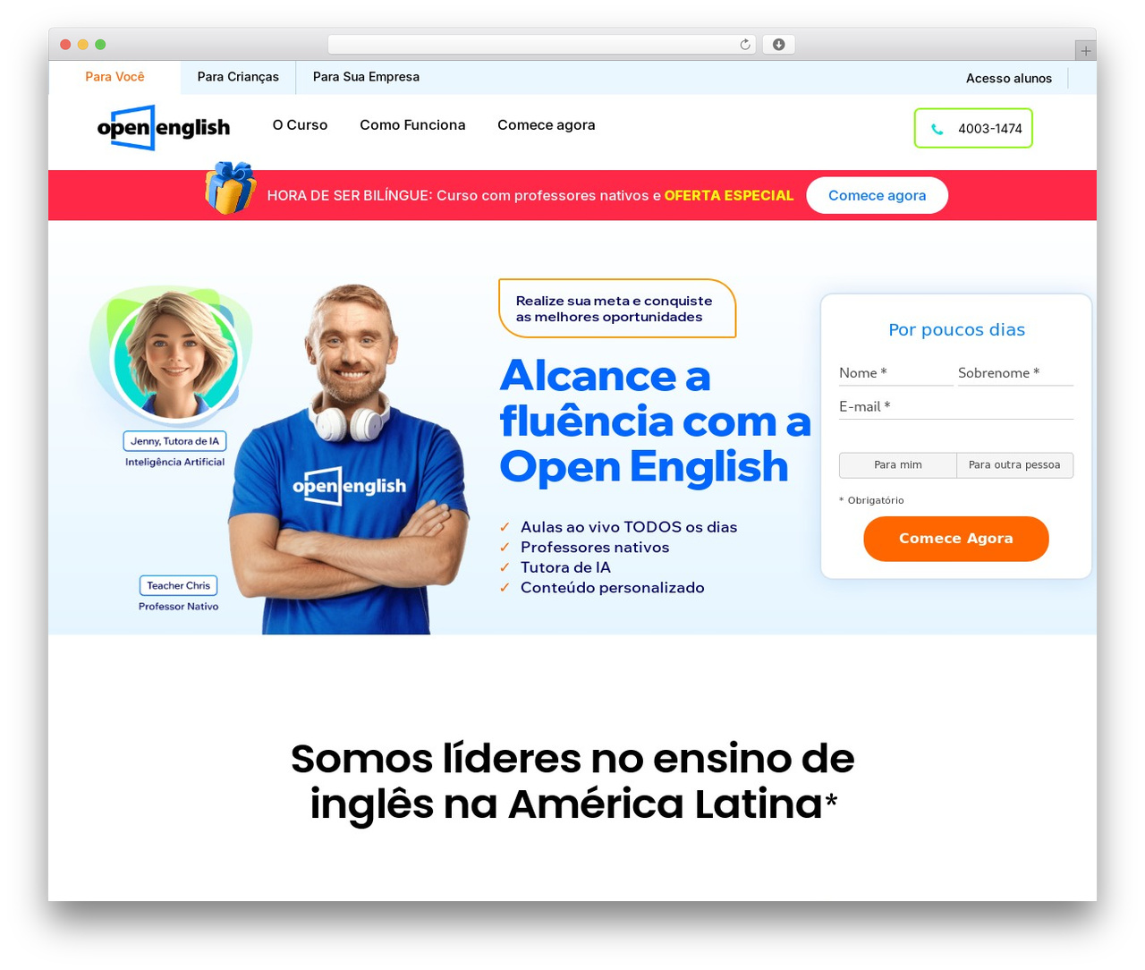 Theme WordPress OE WP Theme (Brazil) - www.stg.openenglish.com.br