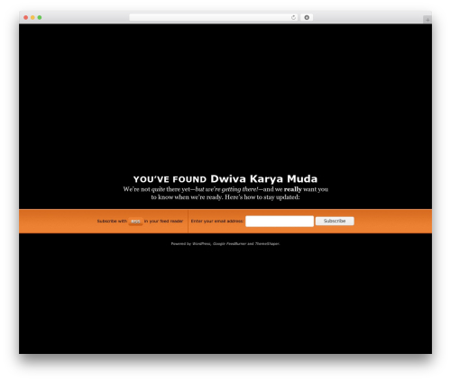 WordPress theme LaunchPad - dwivakaryamuda.com