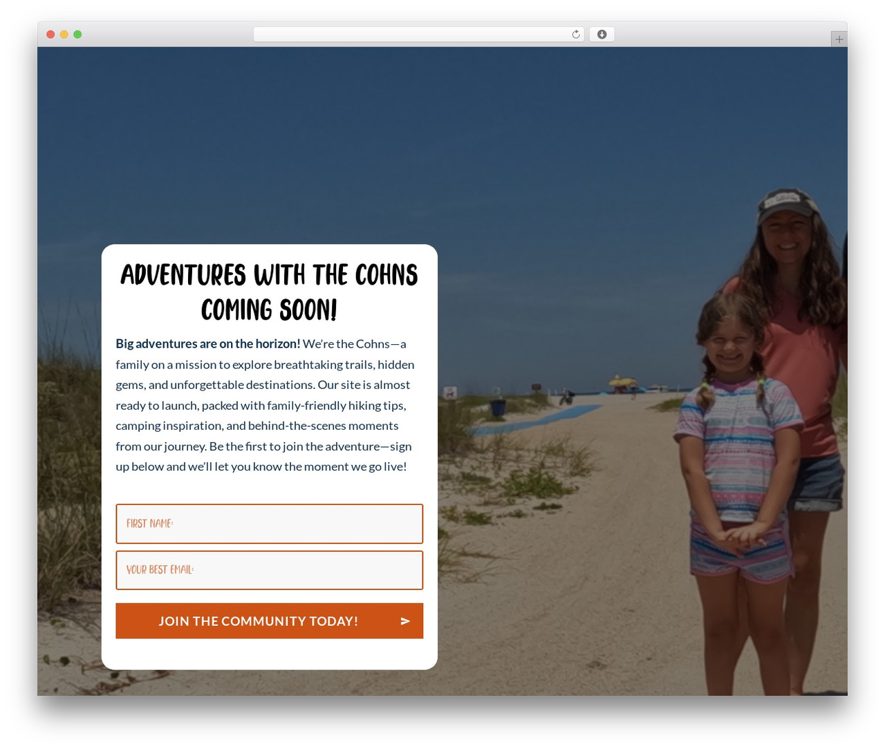 WordPress theme Thrive Theme Builder - adventureswiththecohns.com