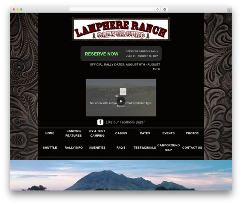 WordPress theme Lamphere - lamphereranch.com