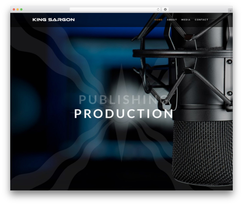 AS Default WordPress theme design - kingsargon.com