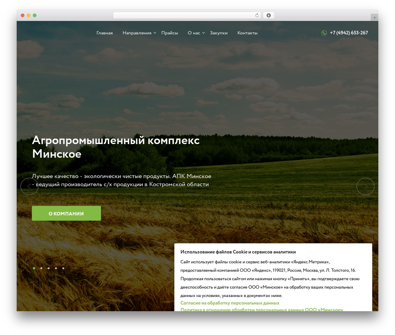 clear theme WordPress - minskoe44.ru