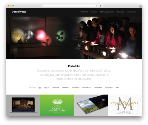 Dani personal blog example - danielvega.cl
