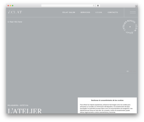Eternel best WordPress theme - eclatpeluqueria.com