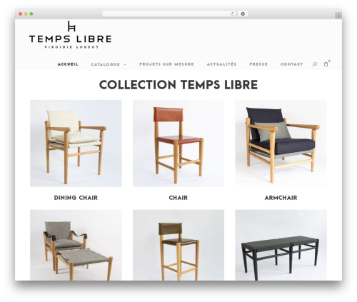 Kleanity WordPress theme - virginielobrot.fr