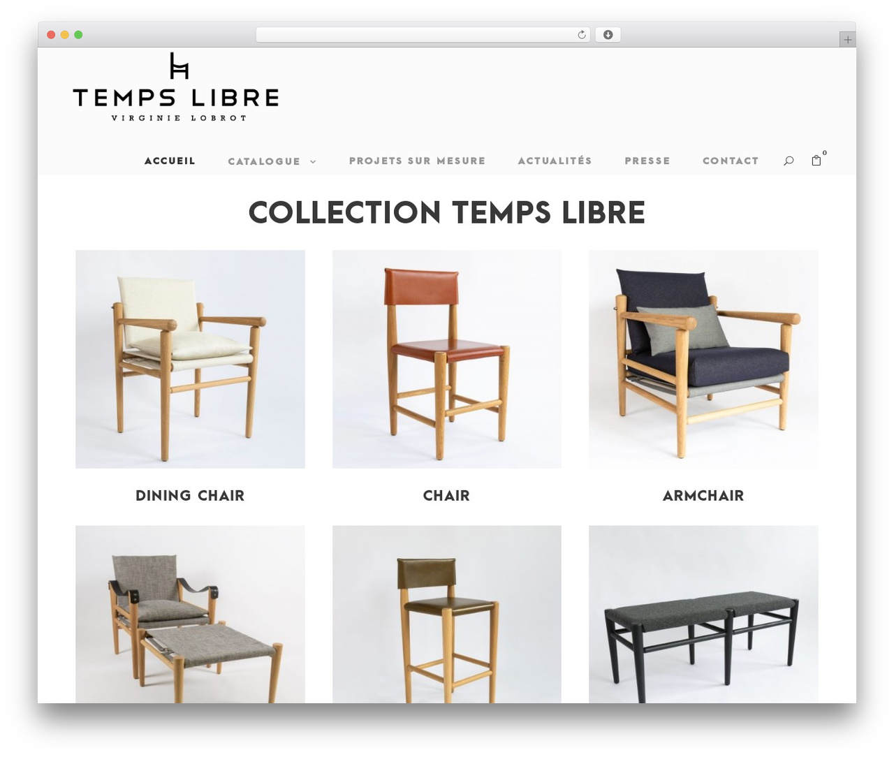 Kleanity WordPress theme - virginielobrot.fr