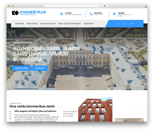 Kokneši Plus WordPress theme - koknesiplus.lv