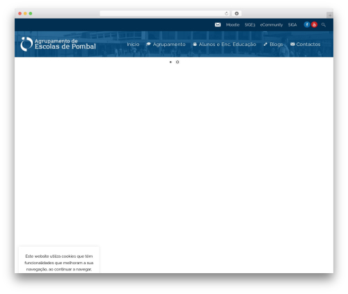 Ajaxy search form WordPress plugin - www.aepombal.edu.pt
