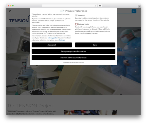 Regina theme WordPress - tension-study.eu