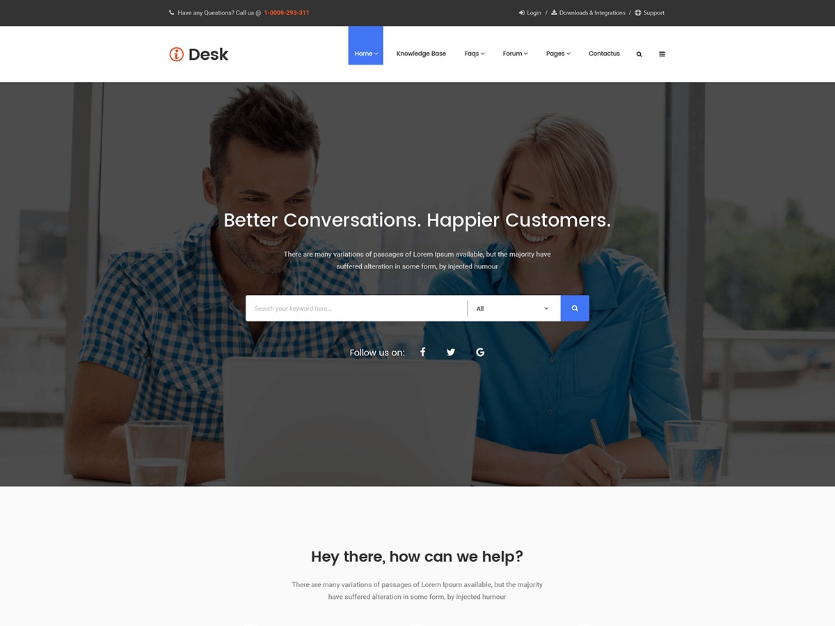 Theme WordPress iDesk by DigitalHeaps