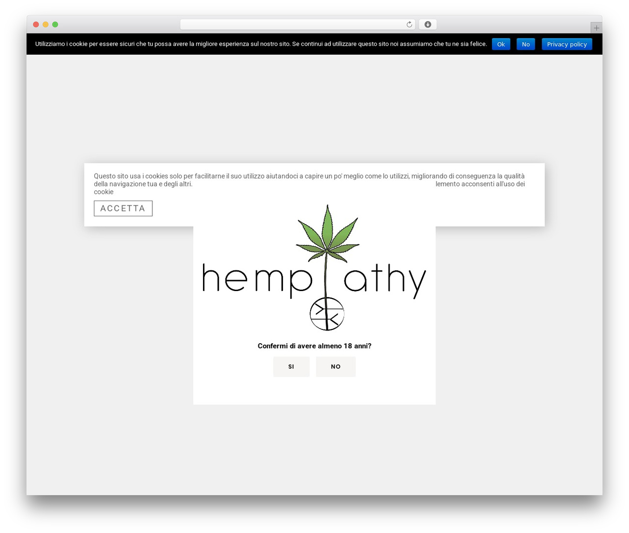 Uncode WordPress store theme - hempathy-shop.com