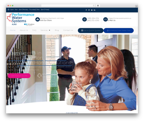WordPress theme Hello Elementor - performancewatersystems.ca